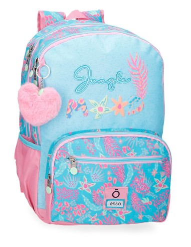 MOCHILA ADAP. 44CM. ENSO JUNGLE MOOD